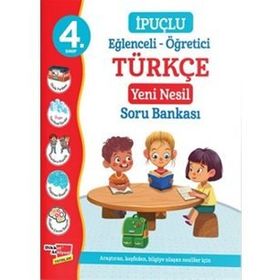 4. Sınıf İpuçlu Eğlenceli-öğretici Türkçe Soru Bankası-Dikkat Atolyesi Yayınları