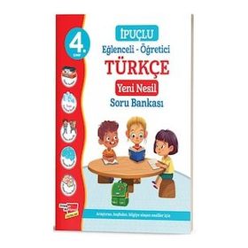 4. Sınıf İpuçlu Eğlenceli-öğretici Türkçe Soru Bankası-Dikkat Atolyesi Yayınları