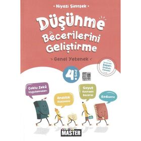 4. Sınıf Junior Master Düşünme Becerilerini Geliştirme Genel Yetenek Kitabı Okyanus Yayınları