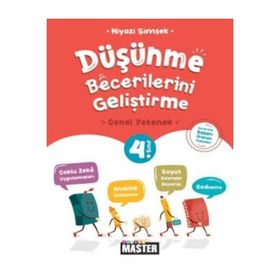 4. Sınıf Junior Master Düşünme Becerilerini Geliştirme Genel Yetenek Kitabı Okyanus Yayınları
