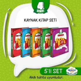 4.Sınıf Kaynak Kitap Seti 2020-2021-Öğretmen Evde Yayınları