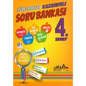 4. Sınıf Kazanımlı Soru Bankası Tüm Dersler Hakim Yayınları