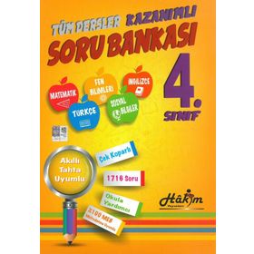4. Sınıf Kazanımlı Soru Bankası Tüm Dersler Hakim Yayınları
