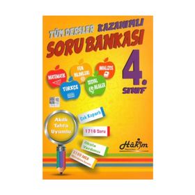 4. Sınıf Kazanımlı Soru Bankası Tüm Dersler Hakim Yayınları