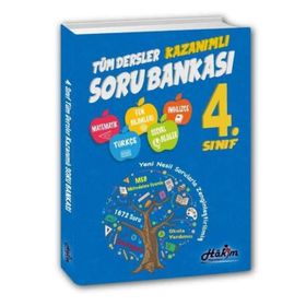 4. Sınıf Kazanımlı Soru Bankası Tüm Dersler Hakim Yayınları