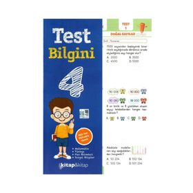4. Sınıf Kitap Test Bilgini Kırmızı Beyaz Yayınları