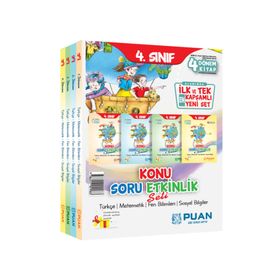 4. Sınıf Konu Soru Etkinlik Seti-Puan Yayınları