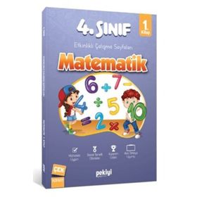4. Sınıf Matematik Etkinlikli Çalışma Sayfaları 1. Kitap-Pekiyi Yayınları