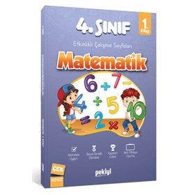 4. Sınıf Matematik Etkinlikli Çalışma Sayfaları 1. Kitap-Pekiyi Yayınları