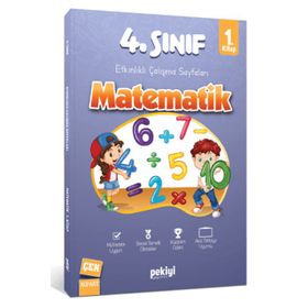 4. Sınıf Matematik Etkinlikli Çalışma Sayfaları 1. Kitap-Pekiyi Yayınları