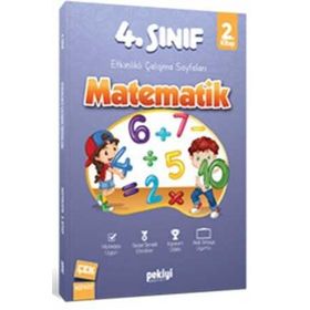 4. Sınıf Matematik Etkinlikli Çalışma Sayfaları 2. Kitap-Pekiyi Yayınları