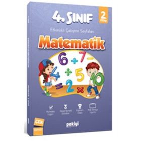 4. Sınıf Matematik Etkinlikli Çalışma Sayfaları 2. Kitap-Pekiyi Yayınları