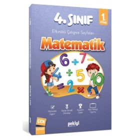 4. Sınıf Matematik Etkinlikli Çalışma Sayfaları 2. Kitap-Pekiyi Yayınları