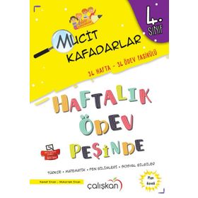 4. Sınıf Mucit Kafadarlar Haftalık Ödev Peşinde Çalışkan Yayınları