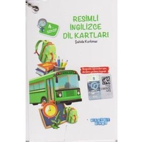 4. Sınıf Resimli İngilizce Dil Kartları Akıllı Adam Yayınları
