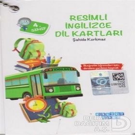 4. Sınıf Resimli İngilizce Dil Kartları Akıllı Adam Yayınları