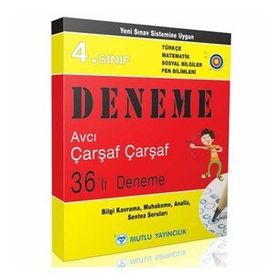 4. Sınıf Sarmal 36'lı Denemeler Yeni Nesil - Mutlu Yayınları