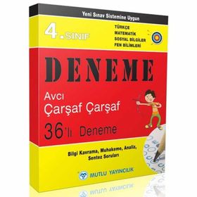 4. Sınıf Sarmal 36'lı Denemeler Yeni Nesil - Mutlu Yayınları