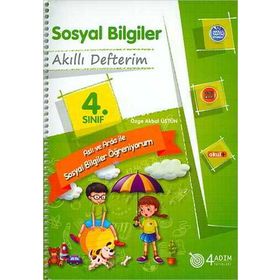 4. Sınıf Sosyal Bilgiler Akıllı Defterim 4 Adım Yayınları