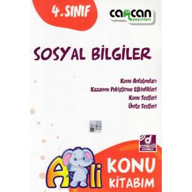 4. Sınıf Sosyal Bilgiler Konu Kitabı - Kollektif - Cancan Yayınları