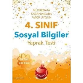 4. Sınıf Sosyal Bilgiler Yaprak Testi - kollektif