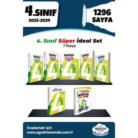 4. Sınıf Süper İdeal Set Öğretmen Evde Yayınları