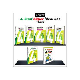 4. Sınıf Süper İdeal Set Öğretmen Evde Yayınları