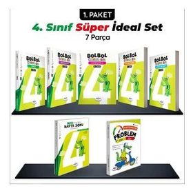 4. Sınıf Süper İdeal Set Öğretmen Evde Yayınları