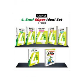 4. Sınıf Süper İdeal Set Öğretmen Evde Yayınları