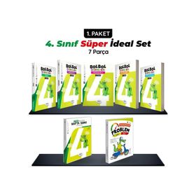 4. Sınıf Süper İdeal Set Öğretmen Evde Yayınları