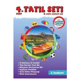 4. Sınıf Tatil Kitabım Tudem Yayınları 5. Sınıfa Geçenler İçin Yaz Tatil Kitabı