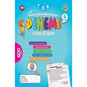 4. Sınıf Tek Deneme Sınavı Kitabım Palme Yayınları