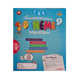 4. Sınıf Tek Deneme Sınavı Kitabım Palme Yayınları