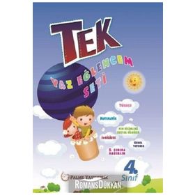 4. Sınıf Tek Tatil Eğlencem Seti Yaz Tatil Kitabı Palme Yayınları