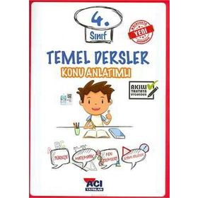 4. Sınıf Temel Dersler Konu Anlatımlı - Açı Yayınları
