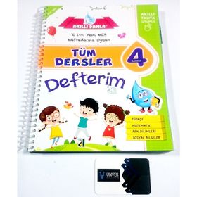 4. Sınıf Tüm Dersler Defterim - Damla Yayınları