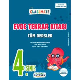 4. Sınıf Tüm Dersler Evde Tekrar Kitabı - Okyanus Yayınları