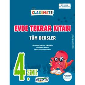 4. Sınıf Tüm Dersler Evde Tekrar Kitabı - Okyanus Yayınları