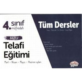 4. Sınıf Tüm Dersler Hızlı Telafi Eğitimi Editör Yayınları