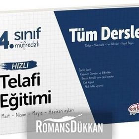 4. Sınıf Tüm Dersler Hızlı Telafi Eğitimi Editör Yayınları