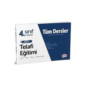 4. Sınıf Tüm Dersler Hızlı Telafi Eğitimi Editör Yayınları