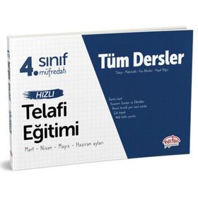 4. Sınıf Tüm Dersler Hızlı Telafi Eğitimi Editör Yayınları