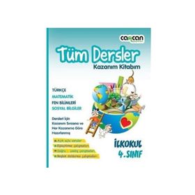 4. Sınıf Tüm Dersler Kazanım Kitabım - Kollektif - Cancan Yayınları