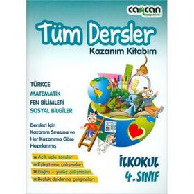 4. Sınıf Tüm Dersler Kazanım Kitabım - Kollektif - Cancan Yayınları