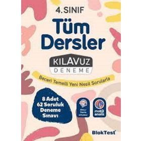 4.Sınıf Tüm Dersler Kılavuz Deneme Blok Test Yayınları