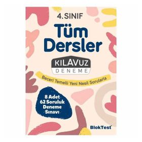 4. Sınıf Tüm Dersler Kılavuz Deneme - BlokTest Yayınları