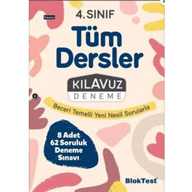 4. Sınıf Tüm Dersler Kılavuz Deneme - BlokTest Yayınları