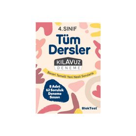 4. Sınıf Tüm Dersler Kılavuz Deneme - BlokTest Yayınları