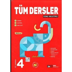 4.Sınıf Tüm Dersler Konu Anlatımı - SBM Yayınları
