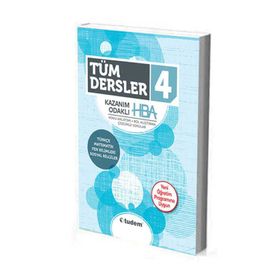 4.Sınıf Tüm Dersler Konu Anlatımlı Kazanım Odaklı HBA Tudem Yayınları